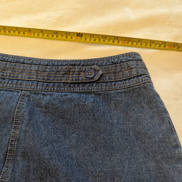Carroll Reed vintage Denim Skirt. Size 14. 100 % cotton. Side zipper closure. - Picture 5 of 8
